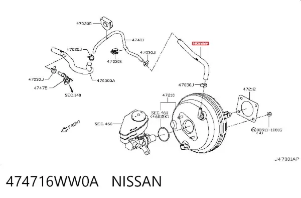  474716WW0A Nissan/Infiniti