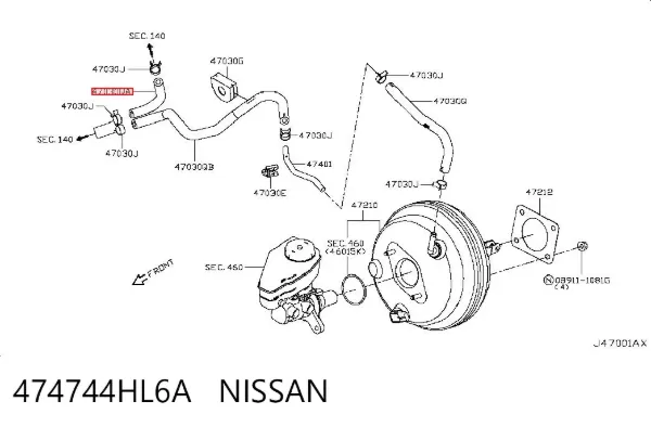  474744HL6A Nissan/Infiniti