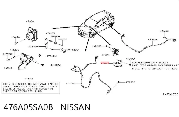  476A05SA0B Nissan/Infiniti