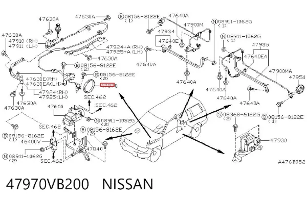  47970VB200 Nissan/Infiniti