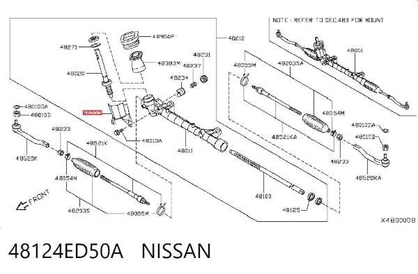  48124ED50A Nissan/Infiniti
