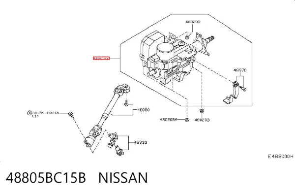 Рульова колонка 48805BC15B Nissan/Infiniti