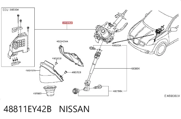 Рульова колонка 48811EY42B Nissan/Infiniti