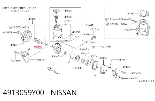  4913059Y00 Nissan/Infiniti