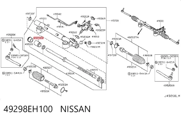  49298EH100 Nissan/Infiniti