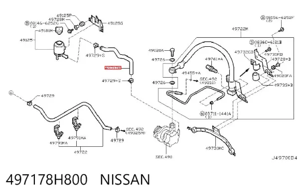  497178H800 Nissan/Infiniti