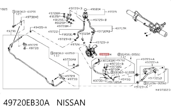  49720EB30A Nissan/Infiniti