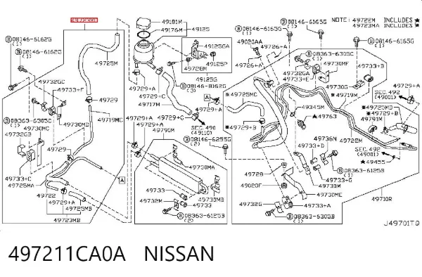  497211CA0A Nissan/Infiniti