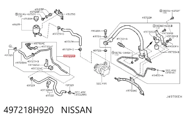  497218H920 Nissan/Infiniti