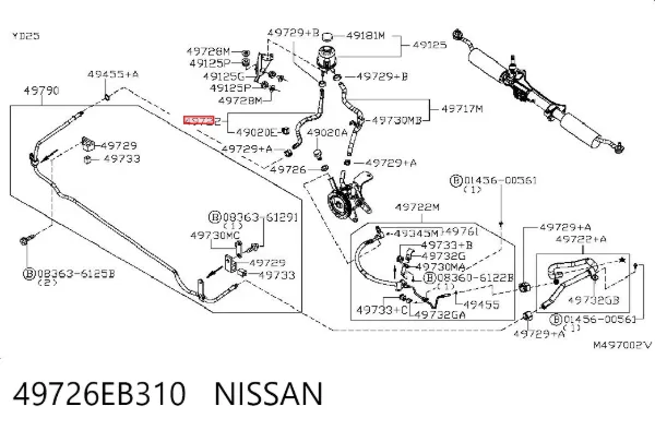  49726EB310 Nissan/Infiniti