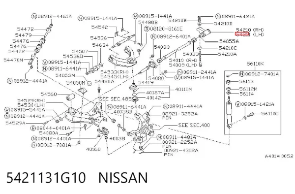  5421131G10 Nissan/Infiniti