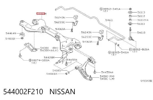  544002F210 Nissan/Infiniti