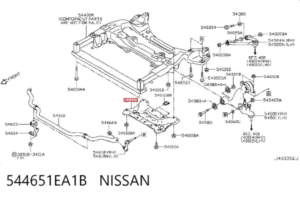  544651EA1B Nissan/Infiniti