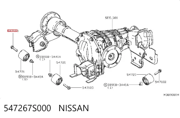  547267S000 Nissan/Infiniti