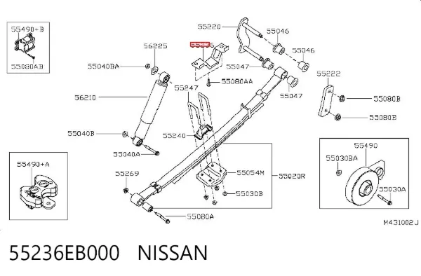  55236EB000 Nissan/Infiniti