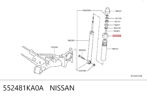  552481KA0A Nissan/Infiniti