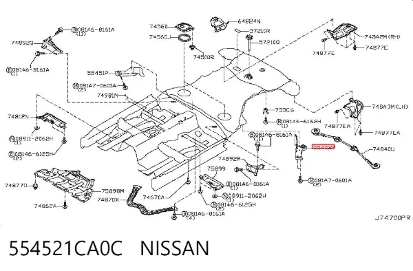  554521CA0C Nissan/Infiniti