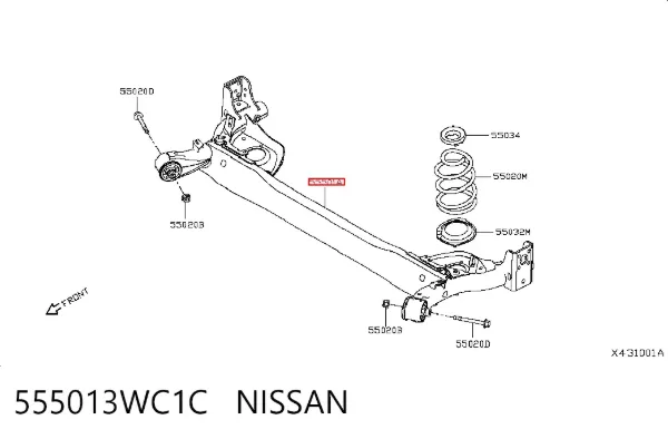  555013WC1C Nissan/Infiniti