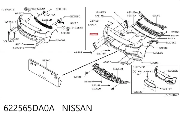 622565DA0A Nissan/Infiniti