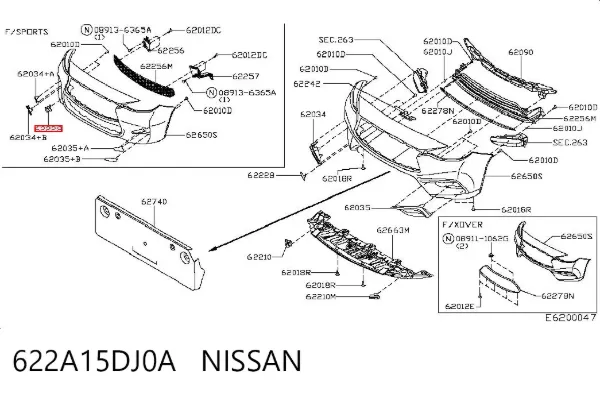  622A15DJ0A Nissan/Infiniti