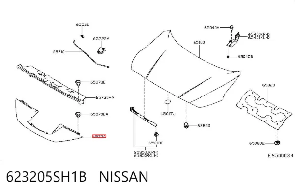  623205SH1B Nissan/Infiniti