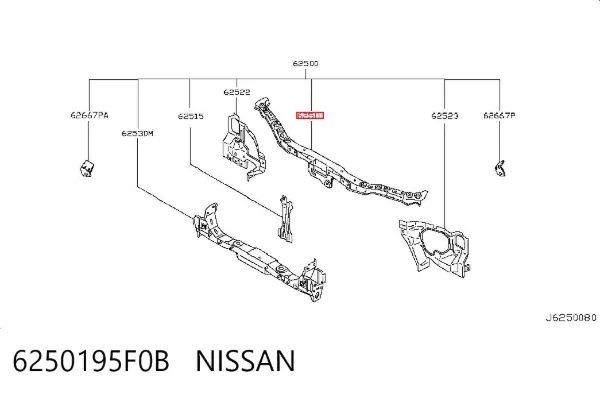  6250195F0B Nissan/Infiniti