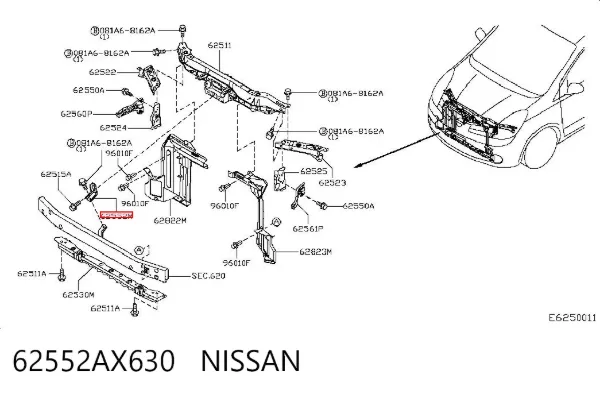  62552AX630 Nissan/Infiniti