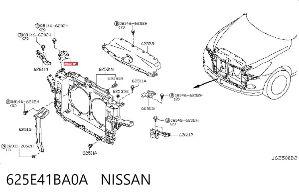  625E41BA0A Nissan/Infiniti