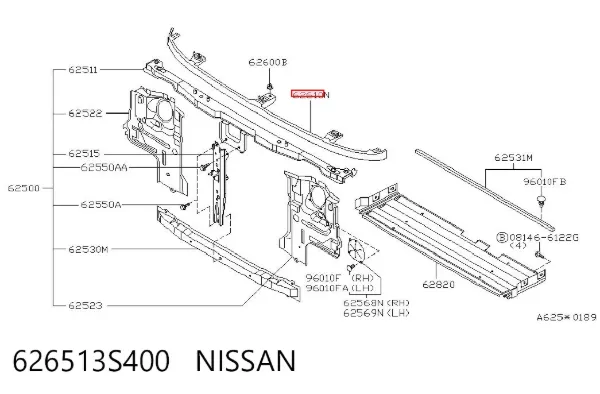  626513S400 Nissan/Infiniti