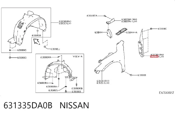 631335DA0B Nissan/Infiniti