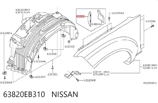  63820EB310 Nissan/Infiniti