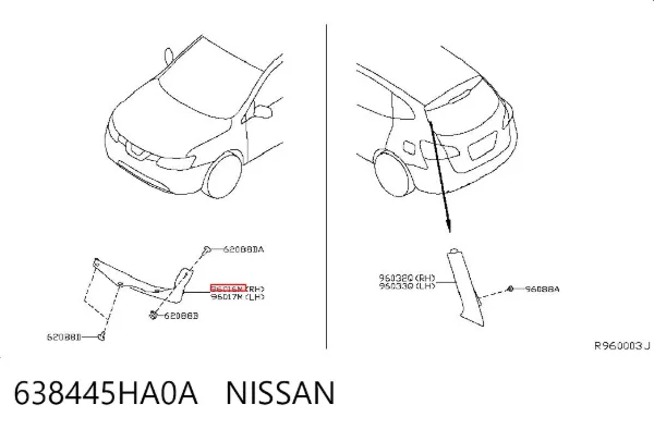  638445HA0A Nissan/Infiniti