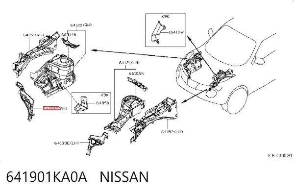  641901KA0A Nissan/Infiniti