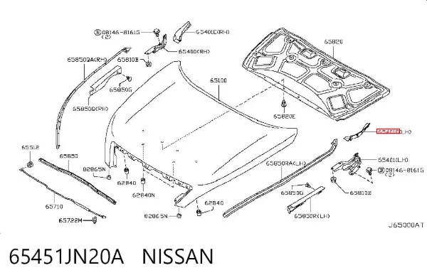  65451JN20A Nissan/Infiniti
