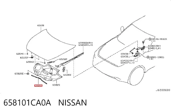  658101CA0A Nissan/Infiniti