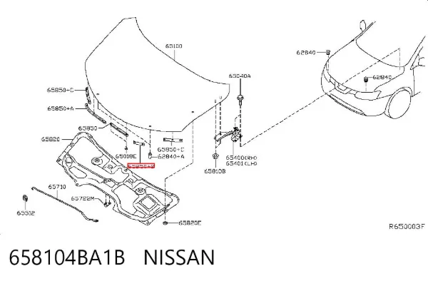  658104BA1B Nissan/Infiniti