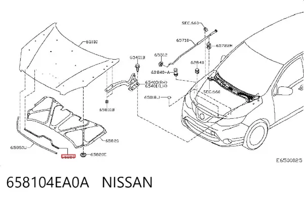  658104EA0A Nissan/Infiniti