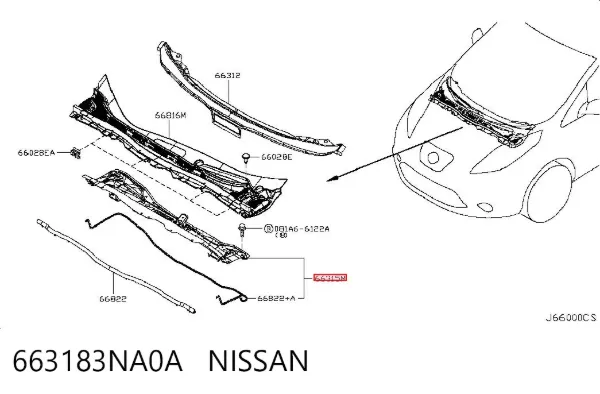  663183NA0A Nissan/Infiniti