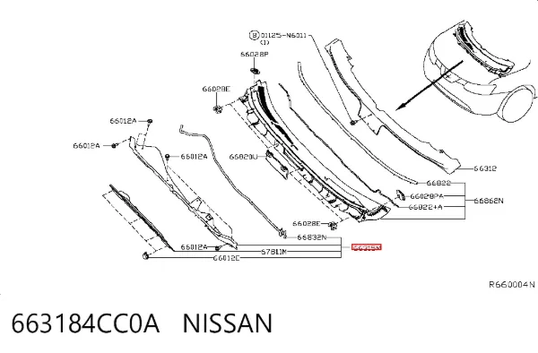  663184CC0A Nissan/Infiniti