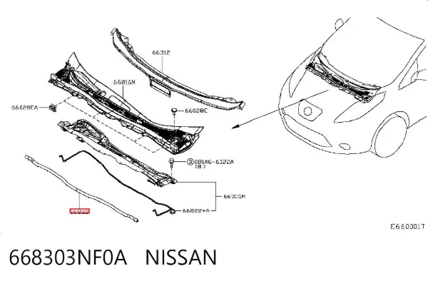  668303NF0A Nissan/Infiniti