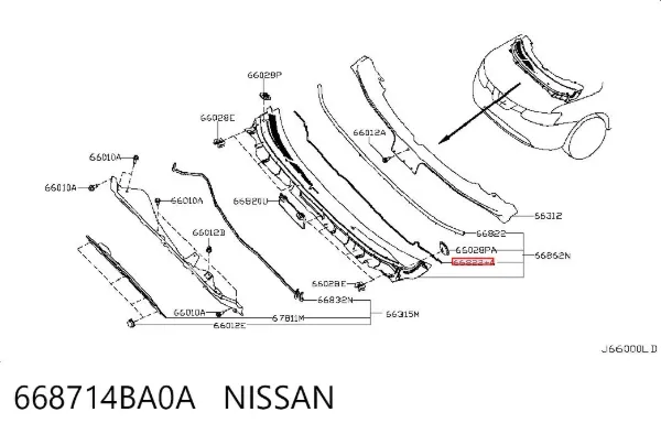  668714BA0A Nissan/Infiniti
