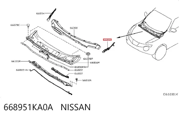  668951KA0A Nissan/Infiniti