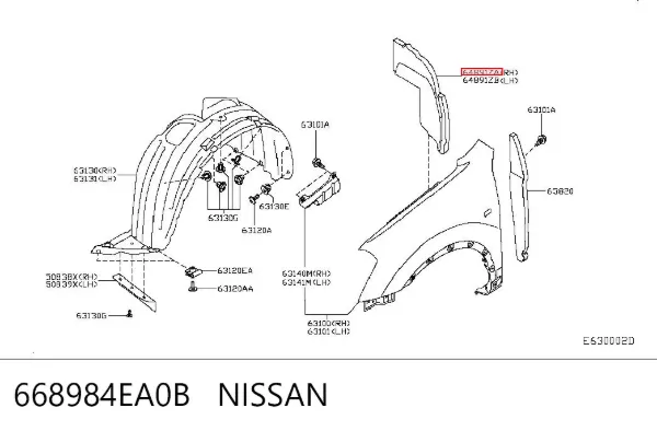  668984EA0B Nissan/Infiniti