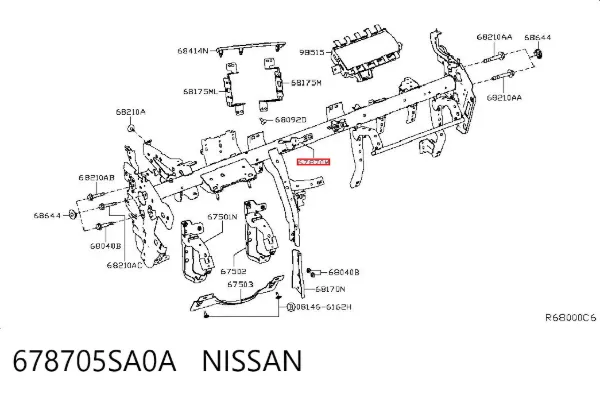  678705SA0A Nissan/Infiniti