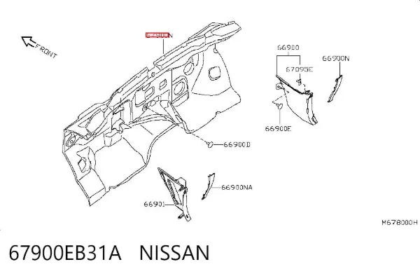  67900EB31A Nissan/Infiniti