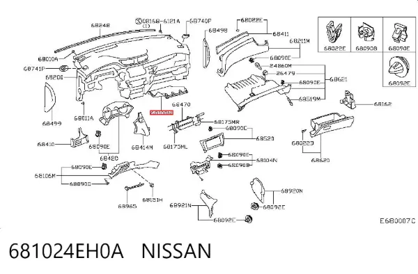  681024EH0A Nissan/Infiniti