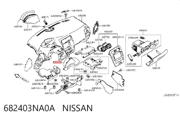 682403NA0A Nissan/Infiniti