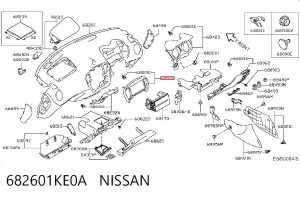  682601KE0A Nissan/Infiniti