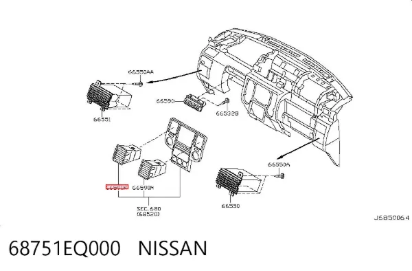  68751EQ000 Nissan/Infiniti