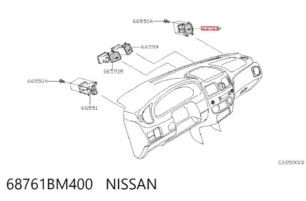  68761BM400 Nissan/Infiniti